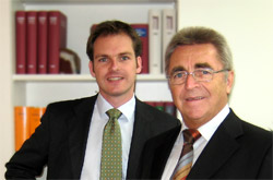 Steuerberater Heiko (links im Bild) und Gerhard (rechts im Bild) Löffler, Waiblingen
